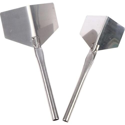 2Pc Stainless Steel Garden Metal Handle 90 Degree Drywall Outdoor Corner Trowel