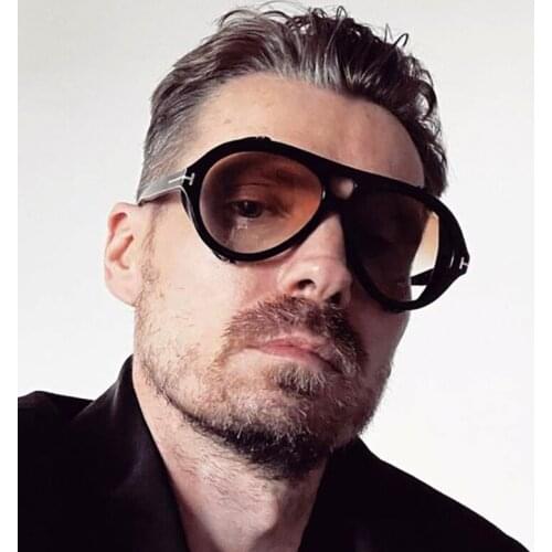 2021 Fashion Cool NEUGHMAN Navigator Style Steam Punk Tom Sunglasses Men Women Punk Side Shield Brand Design Sun Glasses UV400