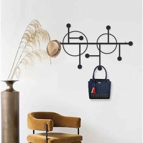 3Art Metal Decorative Metal Wall Hanger-Coat Rack