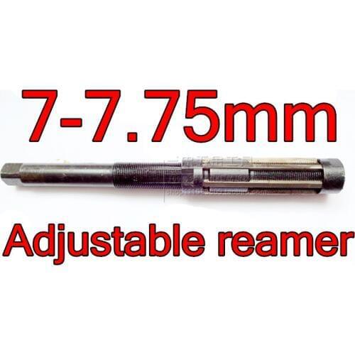 7-7.75mm 1pcs HSS Adjustable reamer Hand reamers drill The lathe tools Free shipping