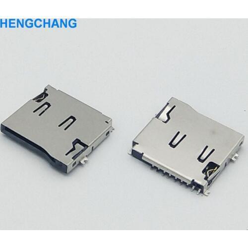 9pin TF card reader holder socket 10pcs/lot