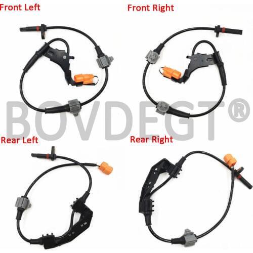 Front/Rear Left/Right 4pcs ABS Wheel Speed Sensor for HONDA CR-V II RD 57455-S9A-013 57450-S9A-013 57475-S9A-013 57470-S9A-013