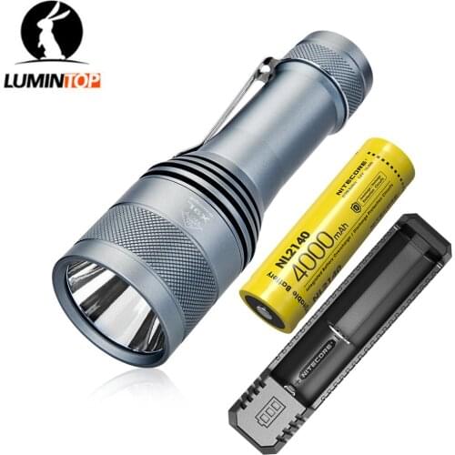 Lumintop FW21 X9L Infinite Dimming Flashlight Cool White SBT90.2 max 6500 lumen Long beam throw 810 meter 21700 Tactical Torch