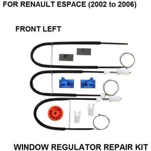 FOR RENAULT ESPACE MK IV 4 ELECTRIC WINDOW REGULATOR REPAIR KIT FRONT LEFT 2002-2006