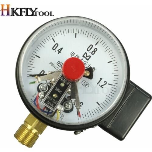 Diameter 100mm Direct Contact Pressure Gauge with Surface Vacuum Gauge Pressure Controller Measuring Tool