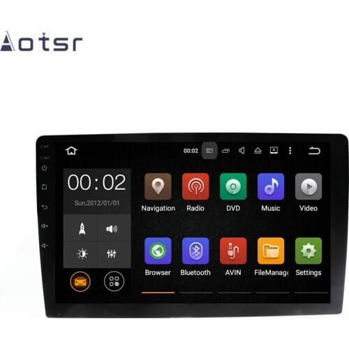 10.1 inch 2 Din Android 8.1 Octa Core For Volkswagen universal car multimedia radio No DVD player GPS Navigation built-in DSP 4G