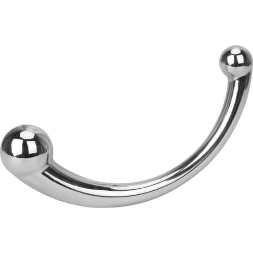 OLO Double Head Anal Plug Butt Stimulation Prostate Massage Female Masturbation Stainless Steel Sex Toys for Women Sex Shop