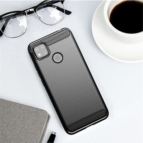 For Cover Xiaomi Redmi 9C Case Xiaomi Redmi 9C 9A 9 8 8A 7A 8T 9S Carbon Fiber Shell Anti-knock Phone Case For Redmi 9C Cover
