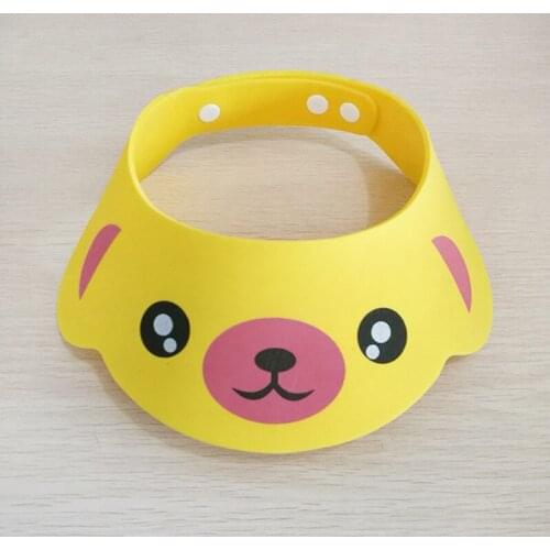Kids Baby Shampoo Cap Cartoon Shampoo Bathing Shower Cap Wash Hair Shield Soft Security Product Waterproof Ear Protection