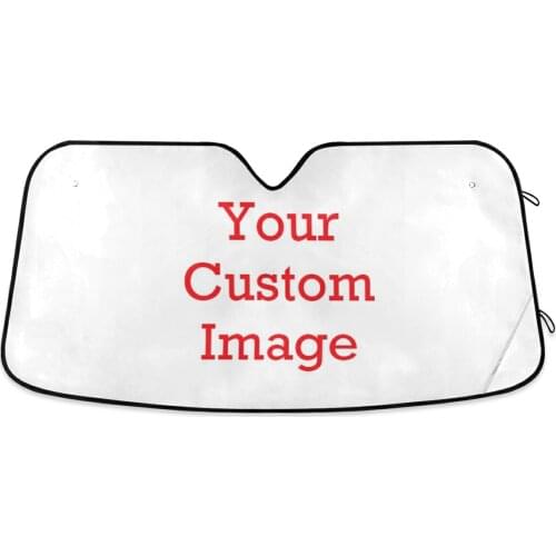 Personalized Custom Pattern Car Heated Windshield Sunshade Car Window Windscreen Cover Sun Shade Auto Sun Visor Solar Protection