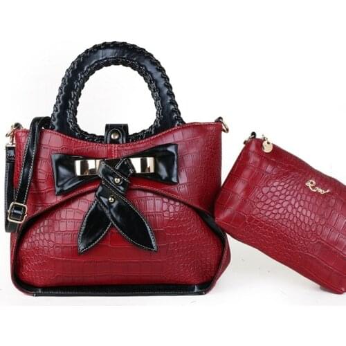 2PCS Womens Bag 2 pcs Set Fashion PU Ladies Handbag Bags Famous brand 2021 designer handbags high quality designer bags