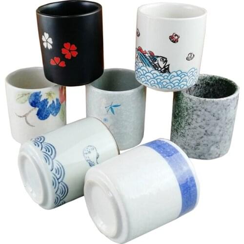 Vintage Coffee Mug Ceramic water mug japanese-style teacup restaurant cuisine tableware retro creative commercial tea cup