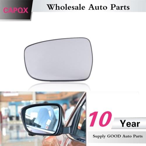 CAPQX With heated Outside Rearview Mirror Glass For Nissan X-Trail 2014 2015 2016 2017 Outer Rear view mirror Lens