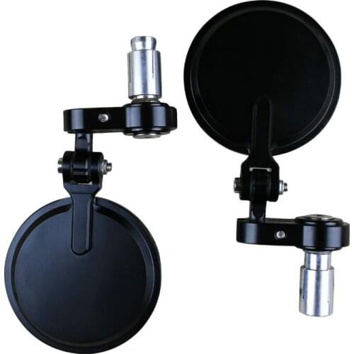 Retro Motorcycle Modified High Quality CNC Handlebar Rear View Mirror 14-18mm