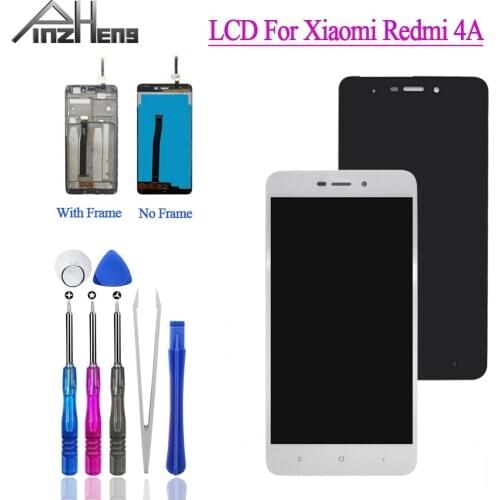 PINZHENG Phone LCD For Xiaomi Redmi 4A Display Touch Screen Digitizer Replacement Screen For Redmi 4A LCD Display With Frame