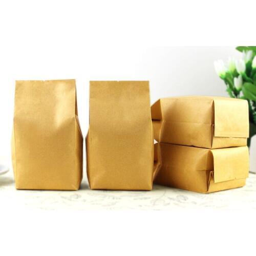 100pcs/lot--Size( 7*13+3cm,7*21+5cm,9*22+7cm,9*28+7cm ) 20 Silk Kraft Paper Organ Bag Coffee Bean Packaging Bags Tea Bags