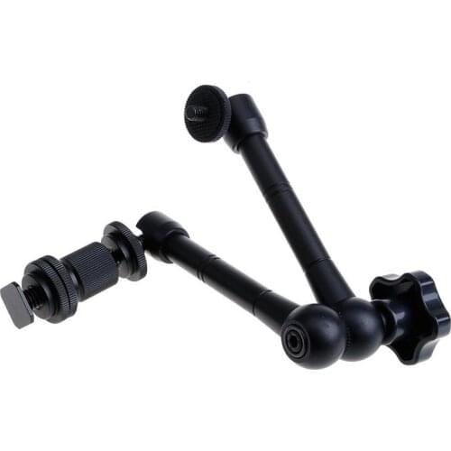 11inch Adjustable Articulating Friction Magic Arm Compatible with DSLR Camera, LED Lights, Flash Light, LCD Monitor