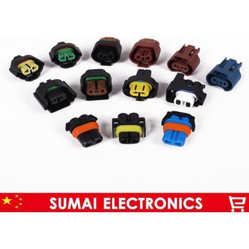 2Pin Auto Headlights, fog lights, turn signals lamp connector,2P H8/H11/H9/9005/9006 lamps plug for Toyota,VW,Honda,Audi etc