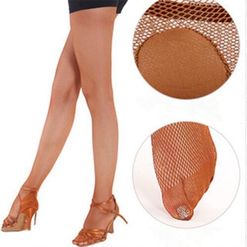 Free shipping Cheap Latin dance practice Ladies Latin Dance socksfine mesh fishnet stockings small mesh stockings womens tights