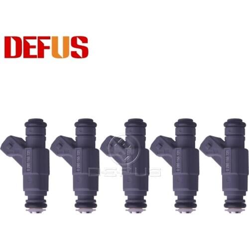 DEFUS 5pcs 0280155721 Fuel Injector Nozzle For 1996-1997 Dod ge Ram 2500 3500 8.0L V10 Bico 53041073 812-12124 Brand New