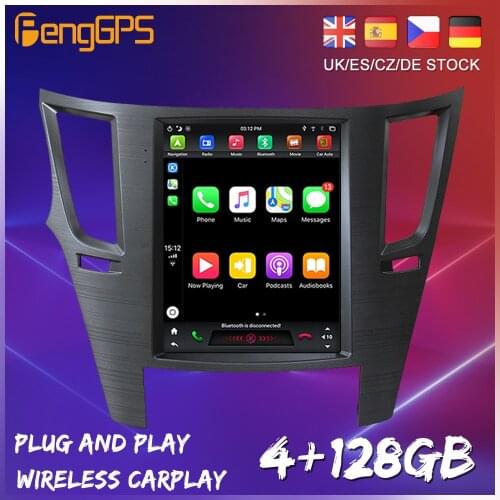 Tesla Style Android 9.0 For Subaru Legacy Outback 2009 - 2014 Car DVD GPS Navigation Auto Radio Stereo Video CarPlay HeadUnit