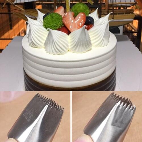 Cake Decorating Tools Baking Accessories Icing Piping Nozzles Pastry Tip Large Size Fondant Cake Mold Square