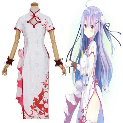 Game Azur Lane Cosplay Costumes Unicorn Cosplay Cheongsam Costume Halloween Carnival Party Women Sexy Cosplay Costume