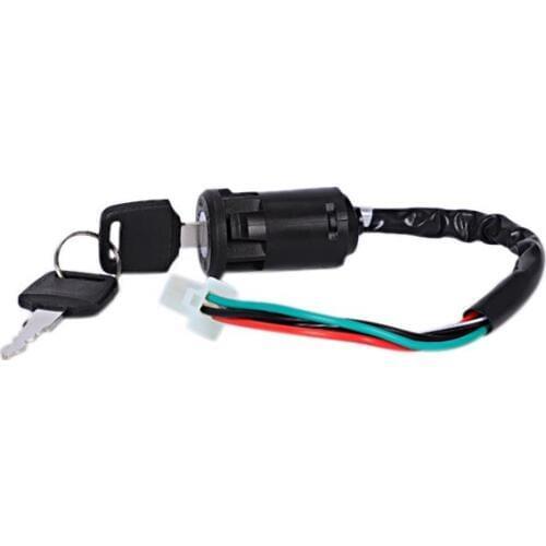Key Set Ignition Switch 4 Pin 4 Wire Female Atv