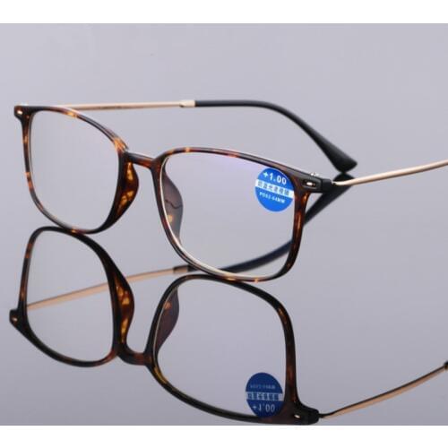 NYWOOH TR90 Reading Glasses Women Men Retro Anti Blue Light Eyeglasses Hyperopia Prescription +1.0 1.5 2.0 2.5 3.0 Diopter
