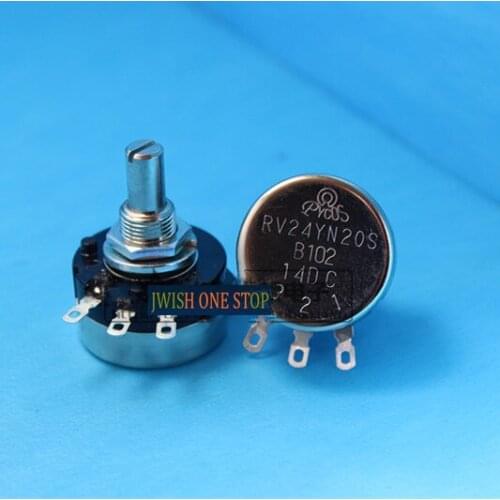 RV24YN20S B102 1K RV24YNPY20S RV24 single-turn potentiometer speed switch