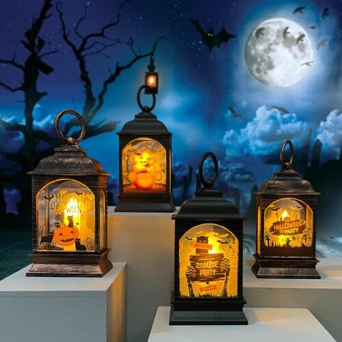Halloween Pumpkin Light Hanging Light Decor LED Lantern Home Party Bar Props Happy Halloween Party Decor For Home 2021 деко