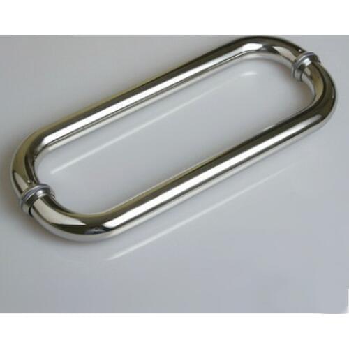 304 stainless steel shower room handle toilet kitchen glass door handle bathroom handle O-shaped installation(DG1522A)