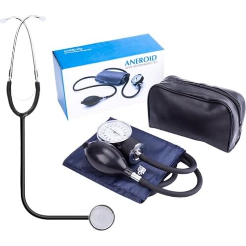 Manual Blood Pressure Monitor Diastolic Sphygmomanometer Medical Doctor Stethoscope Sphygmomanometer Cuff Home Health Monitor