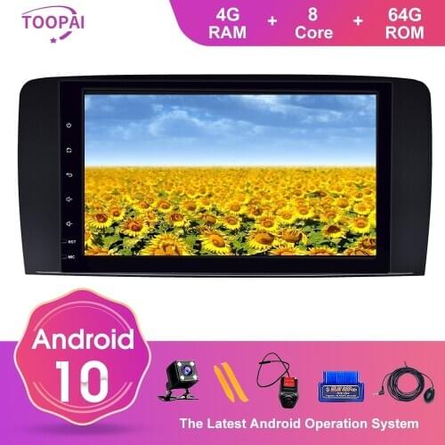 TOOPAI Android 10 For Mercedes Benz R Class W251 R280 R300 R320 Auto Radio Stereo Head Unit GPS Navigation Multimedia Player New