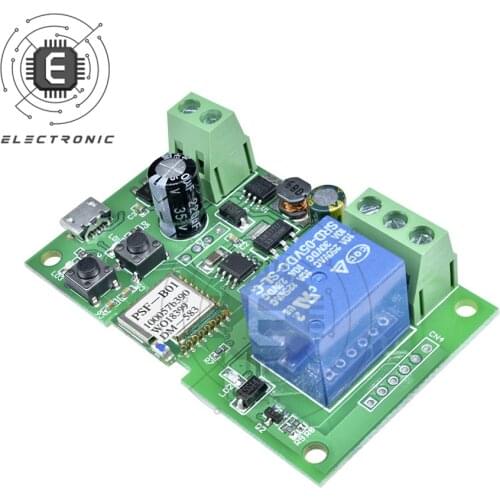 USB 5V DC 7-32V Ewelink Pro Single-channel Electric Self-locking WiFi Remote Control Relay Switch Relay Module