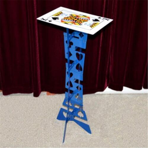 Alluminum alloy Magic Folding Table (poker table) Magic Tricks Stage Street Magia table Magie illusions Gimmick Prop Accessaries