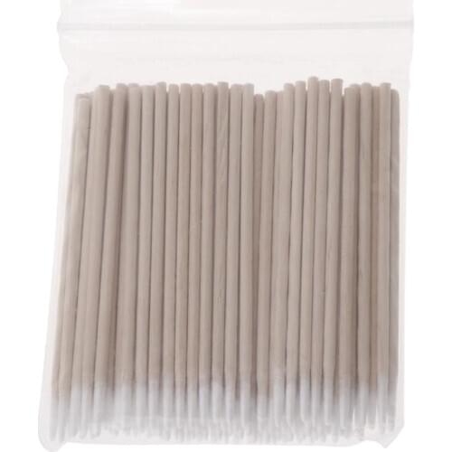 100Pcs Cotton Swabs Pointed Swab Applicator Makeup Wooden Sticks Applicator