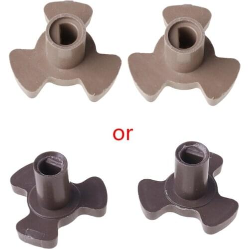 2Pcs 14mm Microwave Oven Turntable Roller Guide Support Coupler Tray Shaft