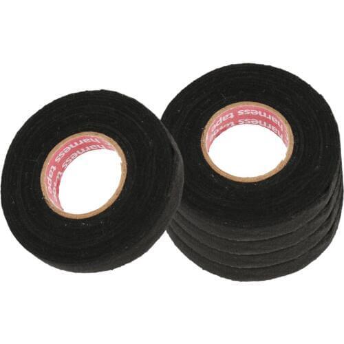 5pcs 100x8mm MultiPurpose Self Adhesive Anti Squeak Rattle Felt Wiring Cable Tape
