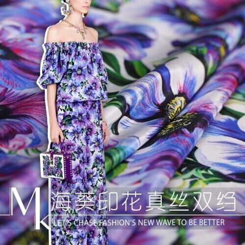 50x142 cm 100% natural mulberry silk silk crepe de chine fabric 16mm soft womens clothing dress shirt fabric alibaba express