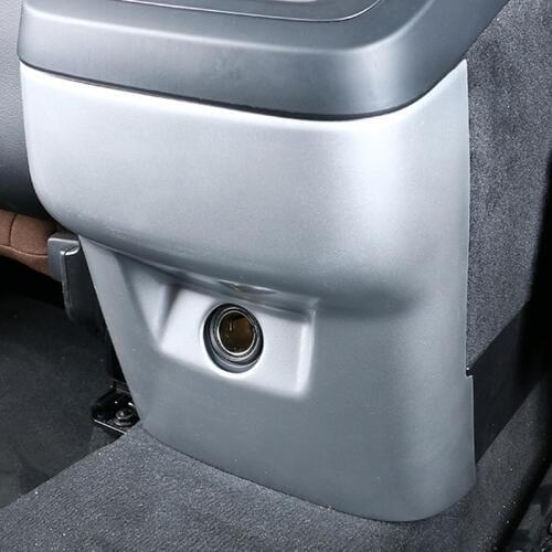 ABS Chrome car Rear guard kicking panel Cigarette Light Device frame Cover Trim For Volvo XC60 2018 auto accessories car styling