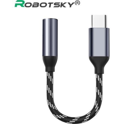 USB Type C To 3.5mm Headphone Jack Audio Cable Aux Earphone Adapter Support For Huawei P20 Pro Xiaomi Mi6 Mi8 Mix 2s