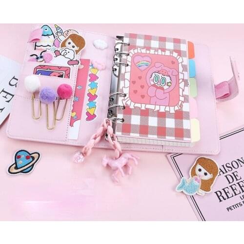 Bullet Grid Journal Sketchbook Pocket Planner Girls Diary Cute Notepads Stationery Notebooks Journals School Office Supplie Sets