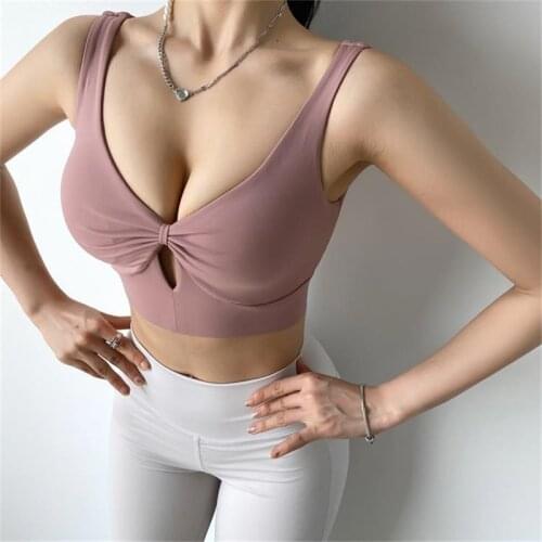 Beautiful Back Sport Bodybuilding Fitness Bras Women Sexy Sports Bra Stretchy Yoga Crop Top Gym Sportswear