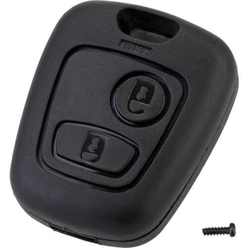2 Button Car Key Fob Case Shell for Citroen C1 C2 C3 C4 Peugeot 307 107 207 407