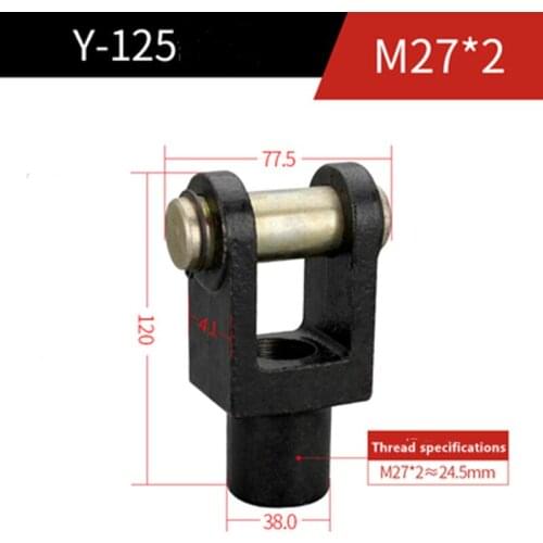 SC cylinder with accessories with pin Y-joint 80 / 100 / 125 /160 pneumatic joint