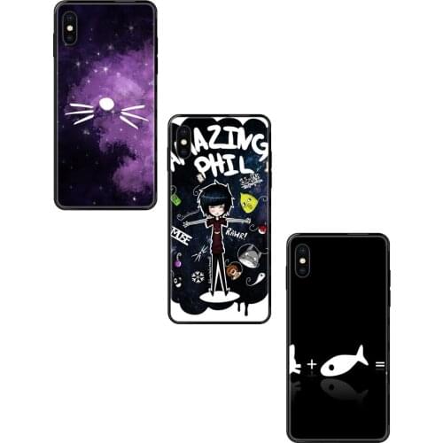 For Galaxy Note 4 8 9 10 20 Plus Pro J6 J7 J8 M30s M80s Ultra 2016 2017 2018 Funny Dan And Phil Cat Whiskers Special Luxury