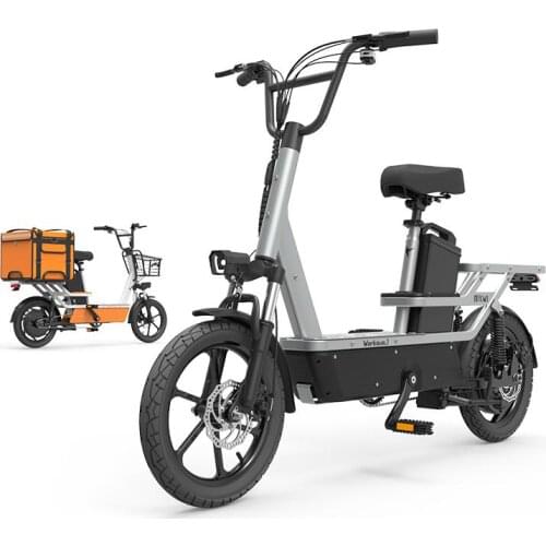 16 Inch Electric Scooter 400W 48V Two Wheels 25AH 135KM Long Distance Transport Adults Electric Bicycle With Anti-Theft System