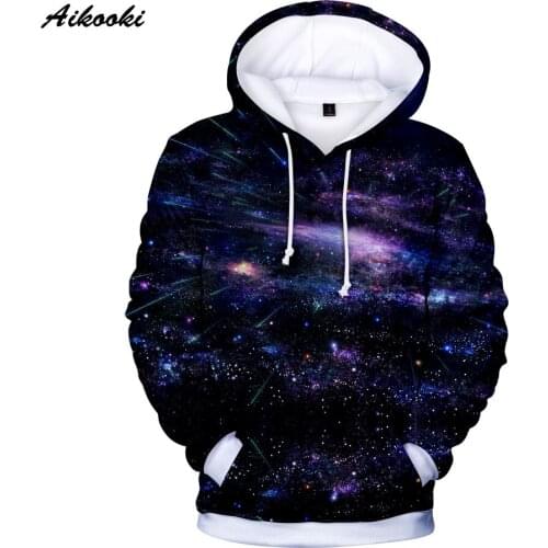Creative Design Space Galaxy Hoodies Men/Women Sweatshirt Hooded 3D Brand Clothing Cap Hoody Printed beautiful Galaxy Clothing