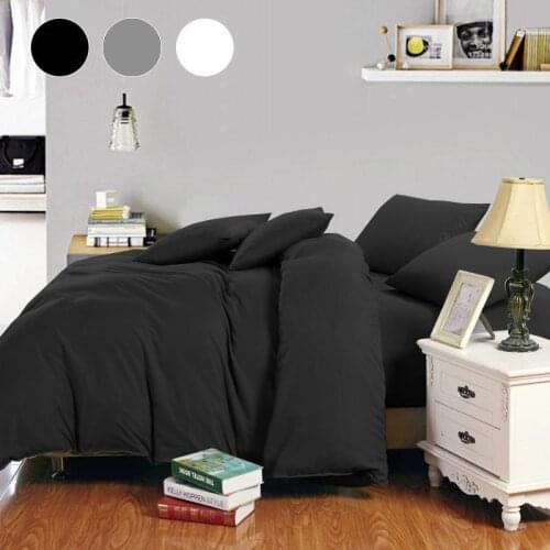 25 Bedding Set 22 Size Europe Queen Double King Single Duvet Cover Set Bed Linen Set White Black Gray BedClothes